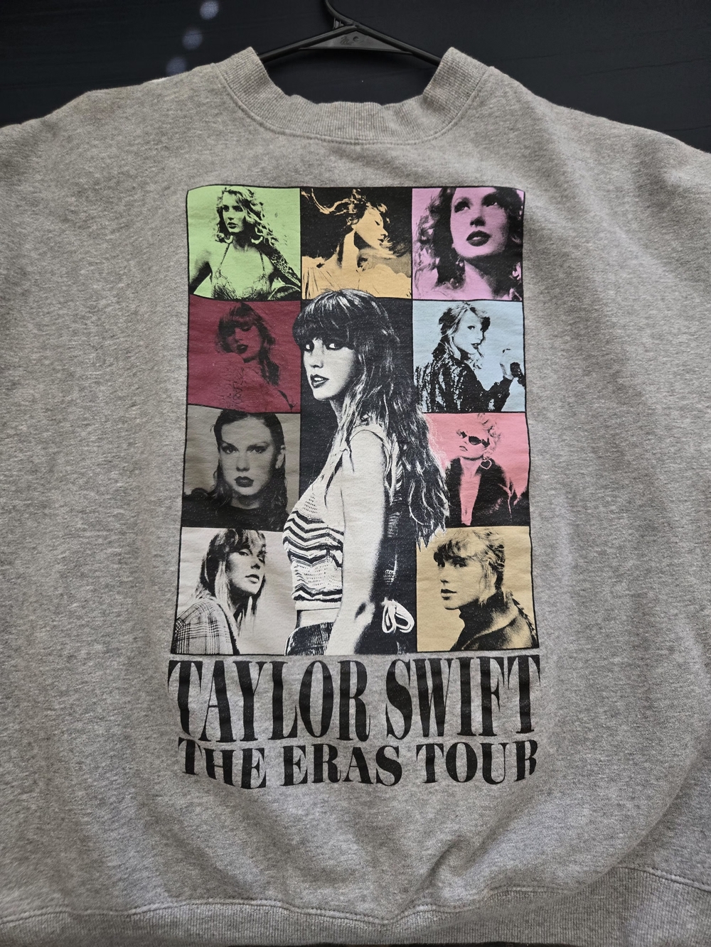 Taylor Swift Gray 'The Eras Tour' Graphic Sweatshirt